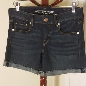 American Eagle stretch jean shorts